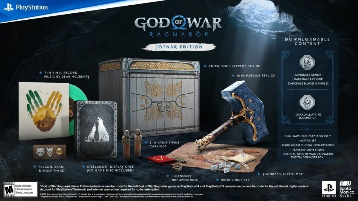 Here’s a Tour of God of War: Ragnarok Collector's and Jötnar Editions