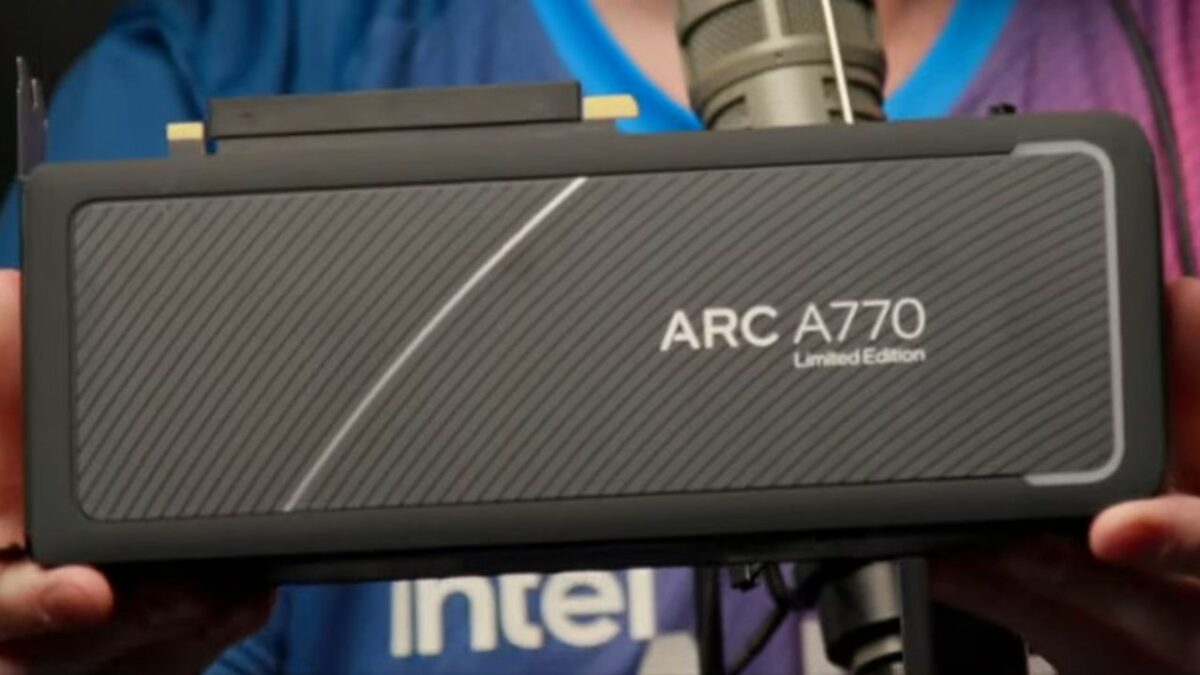 Intel Reps Recently Unveiled The Arc A770 Limited Edition Desktop GPU